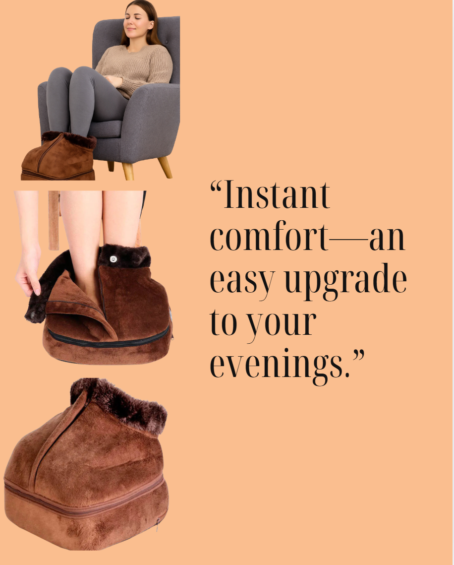 Electric Heated Foot Warmer – Relax & Soothe Your Feet