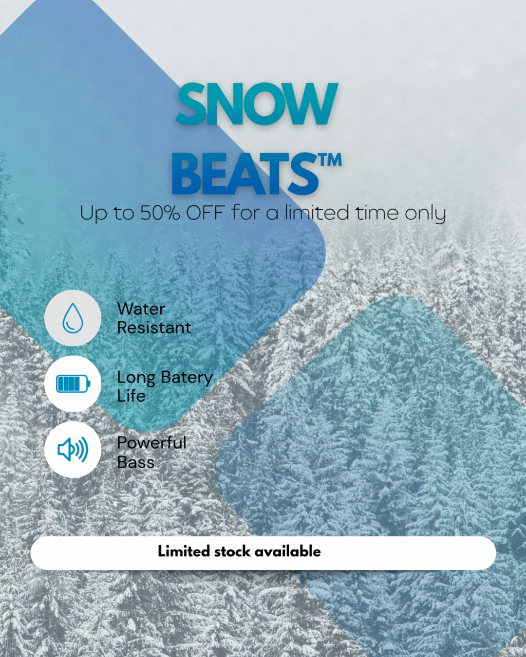 Snow Beats™ Audio Band Wireless