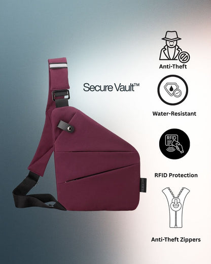 Secure Vault™ Anti-Theft Crossbody Bag